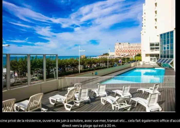 Hypercentre - Front De - Grande - Piscine Apartman Biarritz
